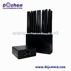 Handheld 22 Bands Omni-Antenna Adjustable All Cell Phone GSM CDMA 3G 4G 5g WiFi GPS VHF UHF Lojack Wireless Signal Jamme